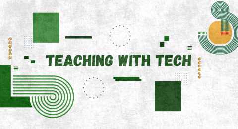Intro banner that says Teaching with Tech