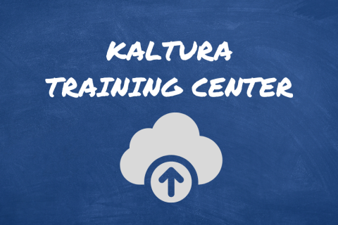 Button for Kaltura training center