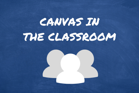 Button for Canvas in the Classroom training center