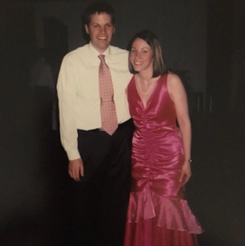 Maureen and her husband as prom chaperones