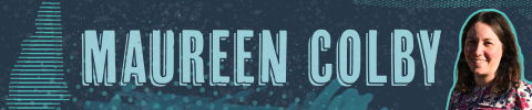Intro banner for Maureen Colby