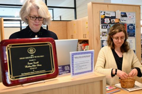 Librarians at work