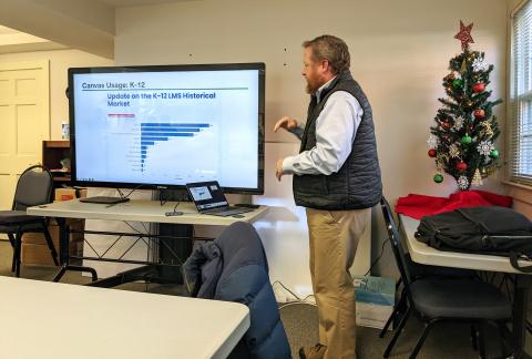 Andrew Presents to NH Teachers